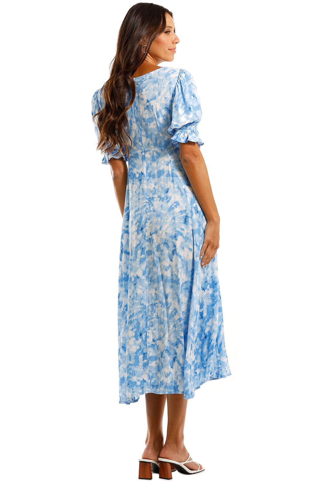 knee length dresses for ladies Faithfull | Women's Grace Midi Dress White
