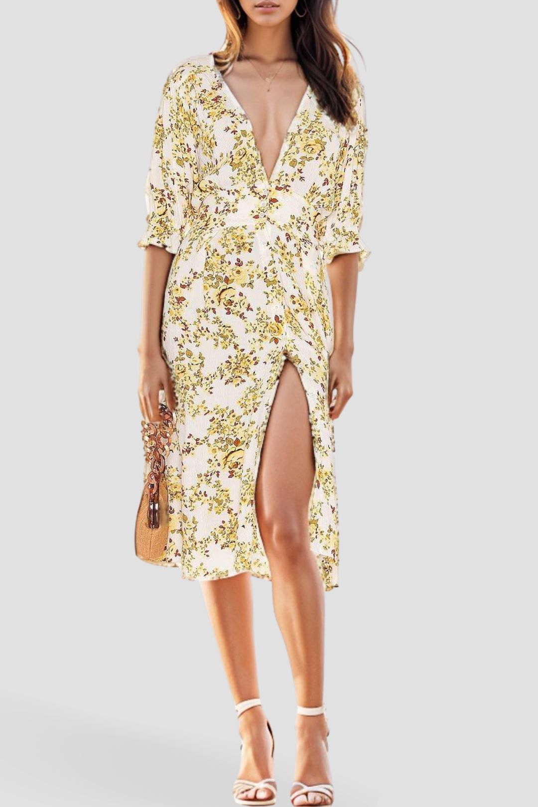 Faithfull Rafa Dress Leg Split