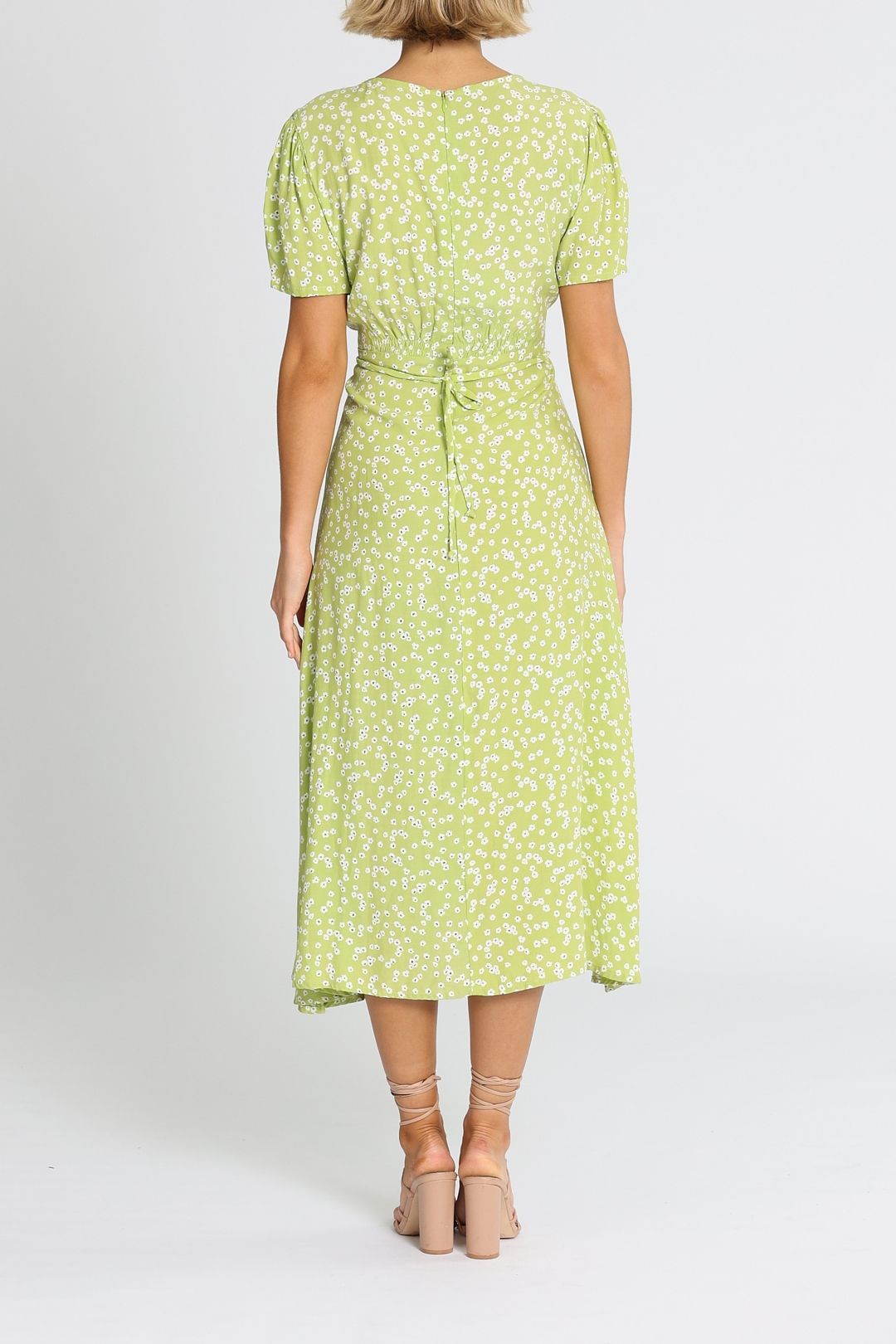 knee length dresses for ladies Faithfull The Brand Rafa Midi Dress Goldie Floral Xs main image 1