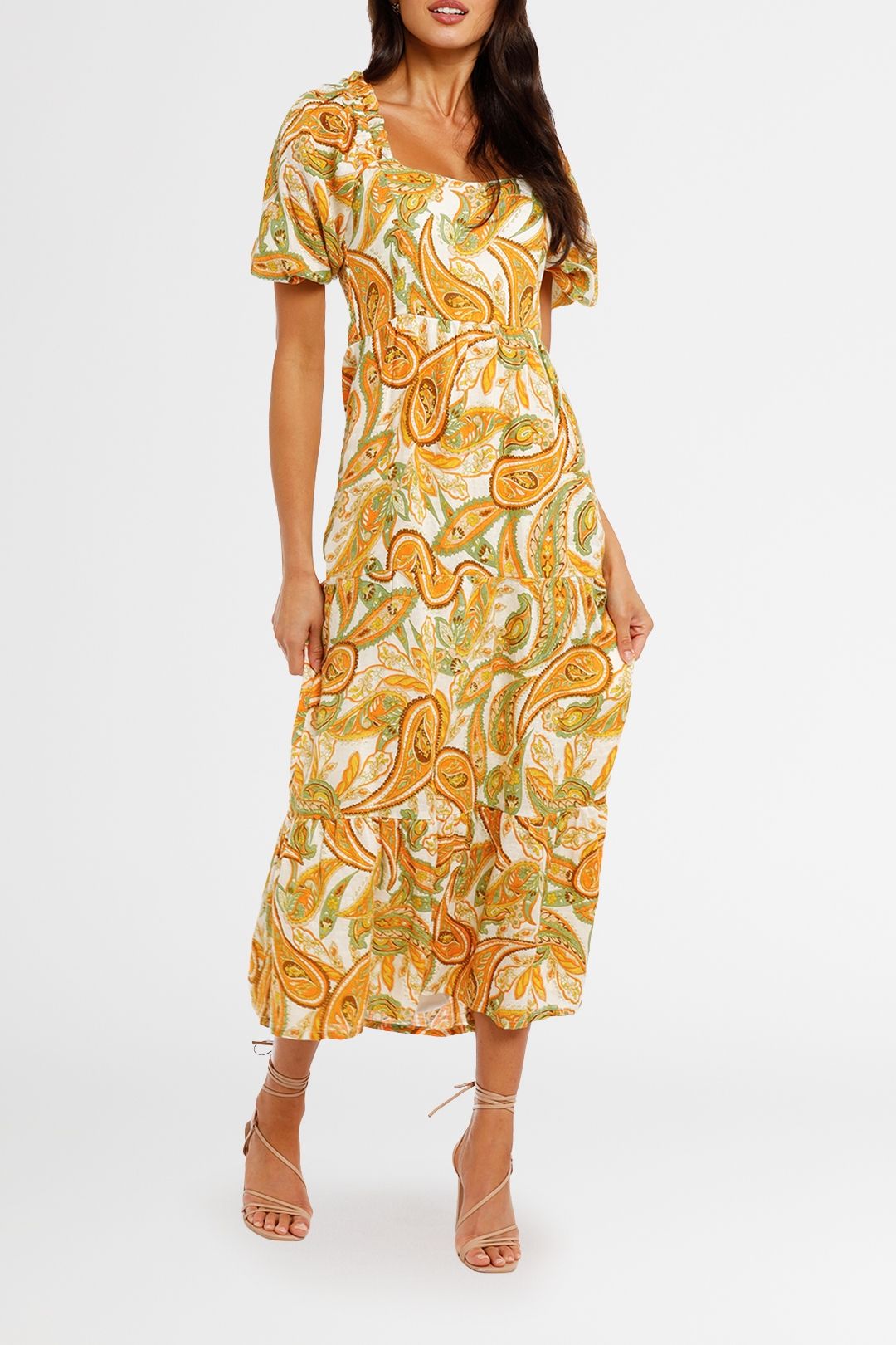 Faithfull Roomie Midi Dress print