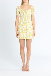 Faithfull Shahni Mini Dress Yellow