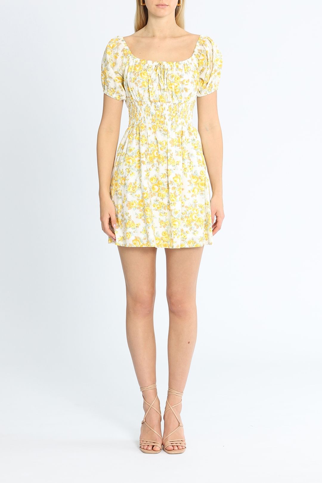 Faithfull Shahni Mini Dress Yellow