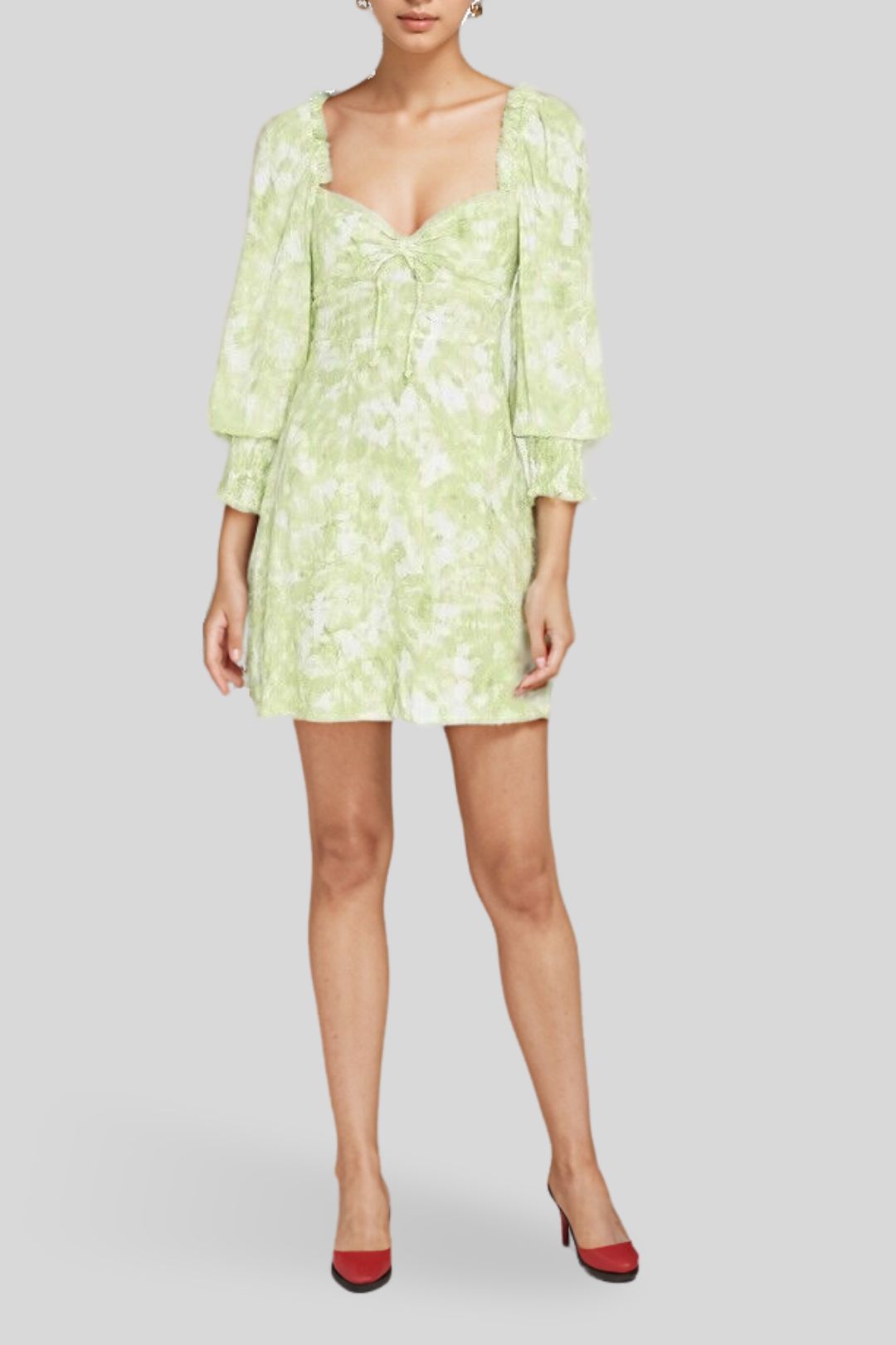 Faith Dress in Apple Green main image 1