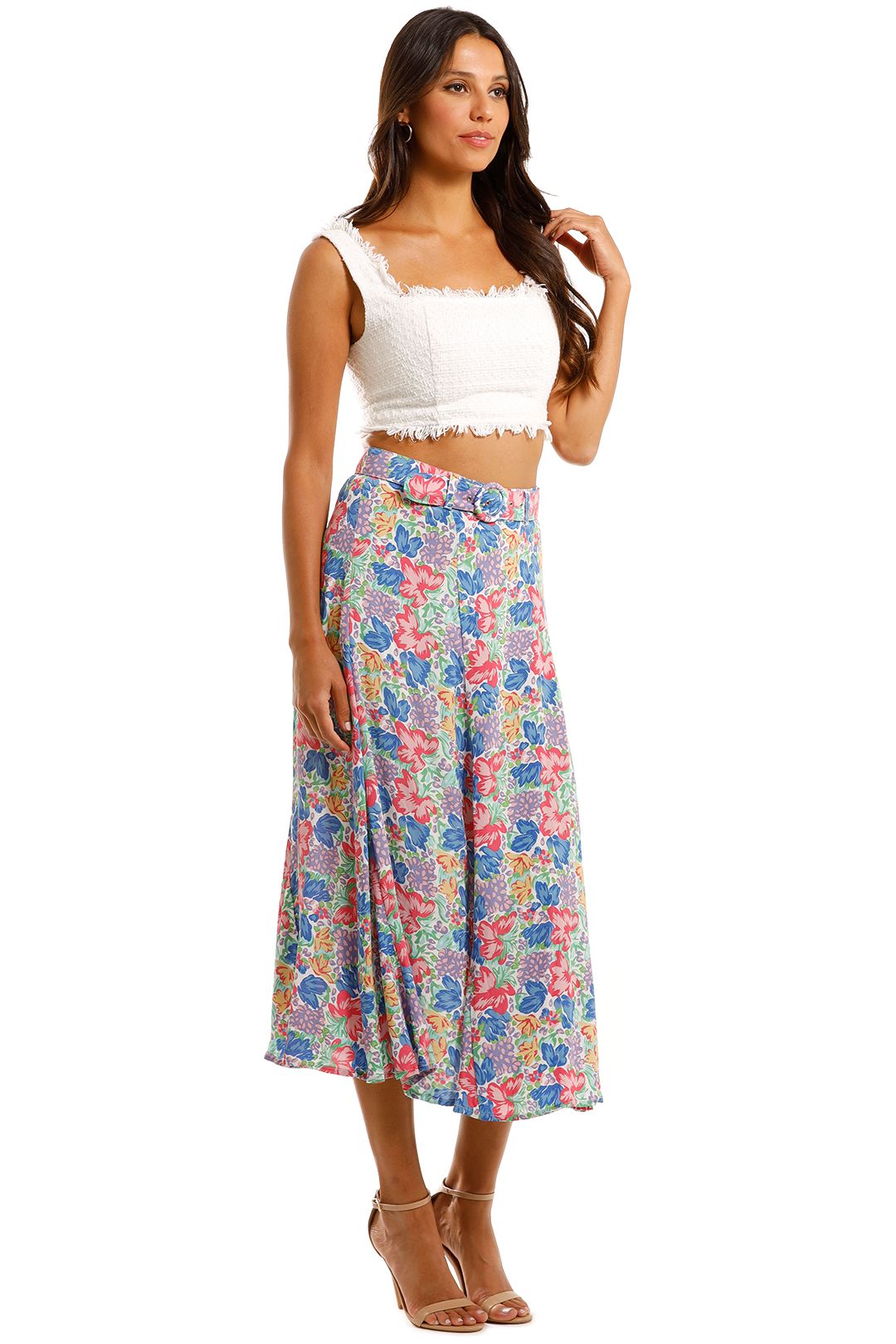 Faithfull Valensole Midi Skirt Floral