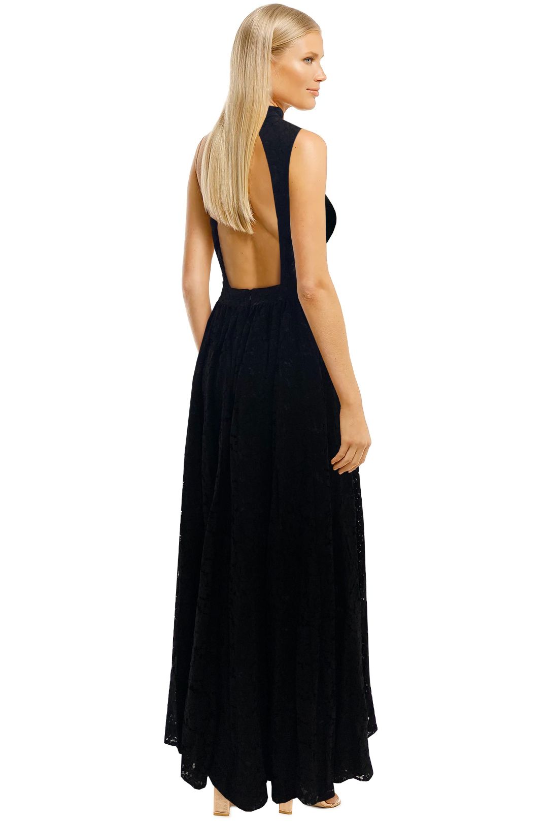 Tabitha Dress Black Lace Maxi Dress