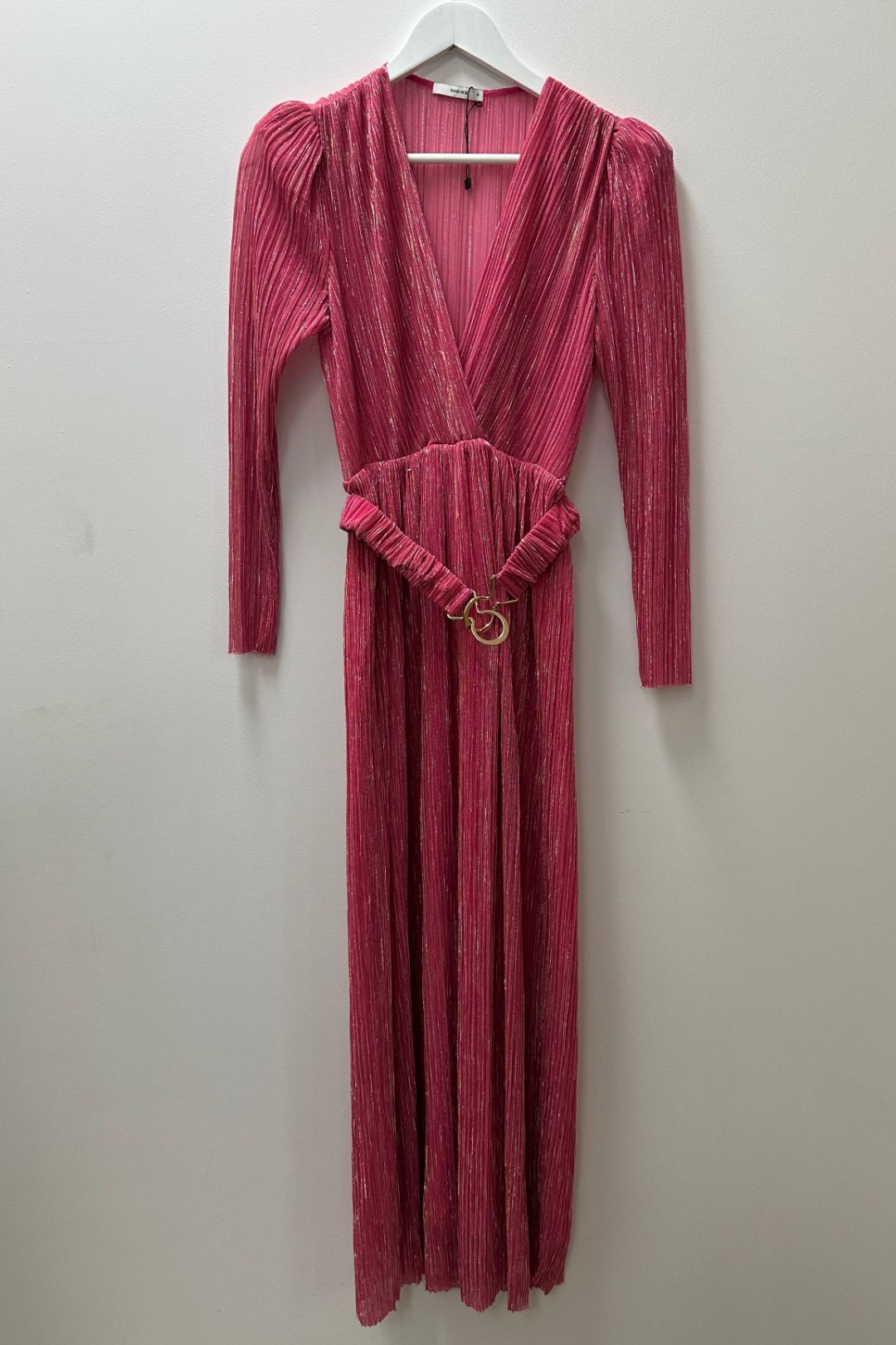Sheike Fame and Fortune Midi Dress in Pink 