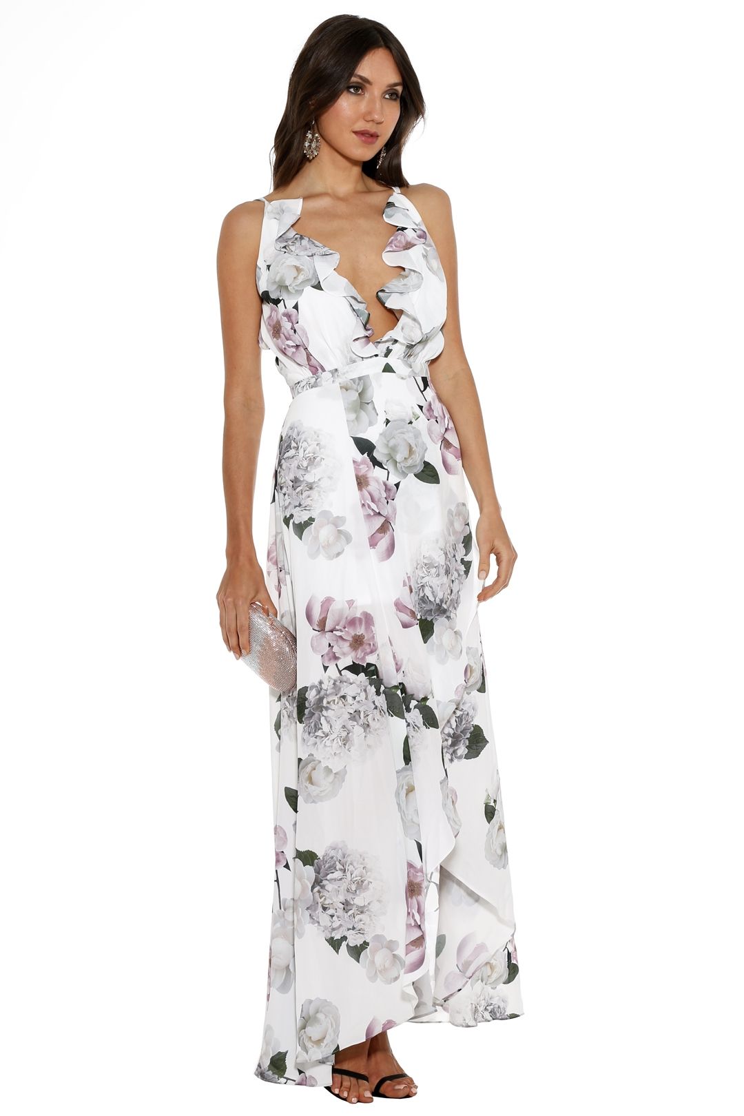 Fame and partners floral maxi dress sales