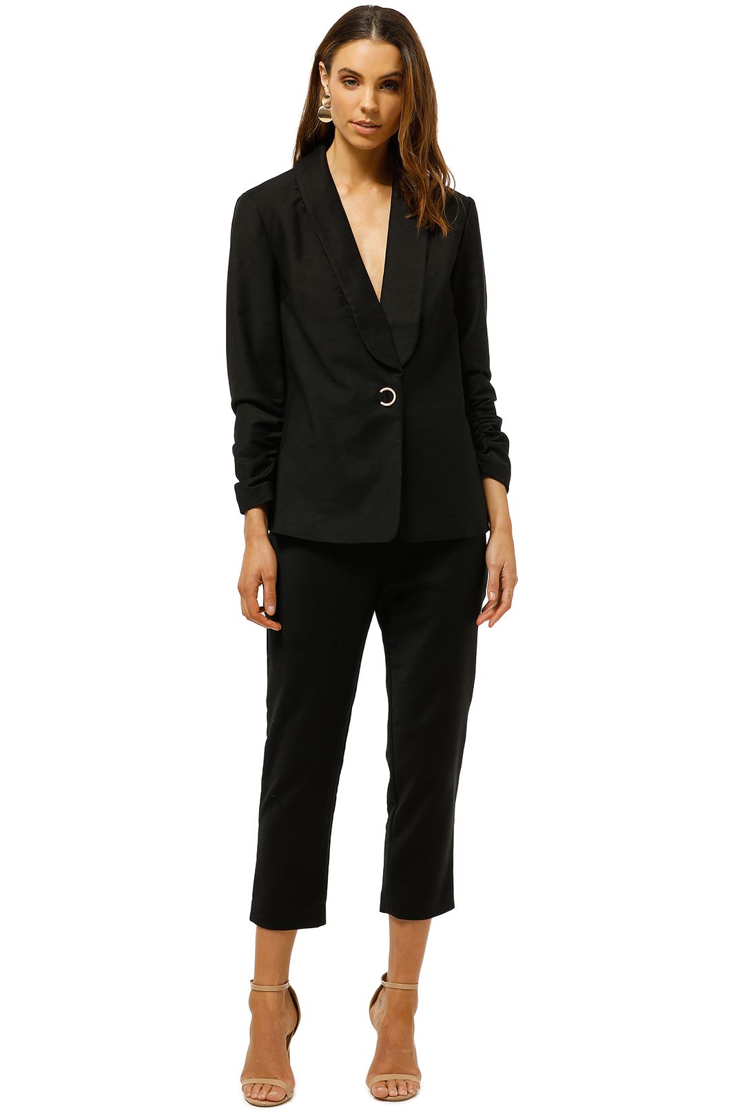 Finders-Keepers-Rae-Blazer-Black-Front
