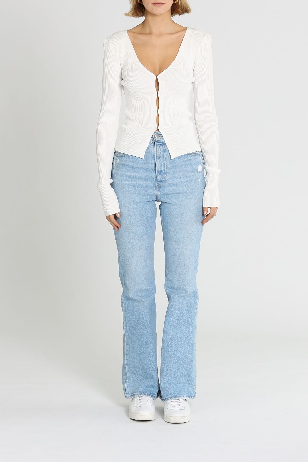 First Muse Nazalia Cardigan White