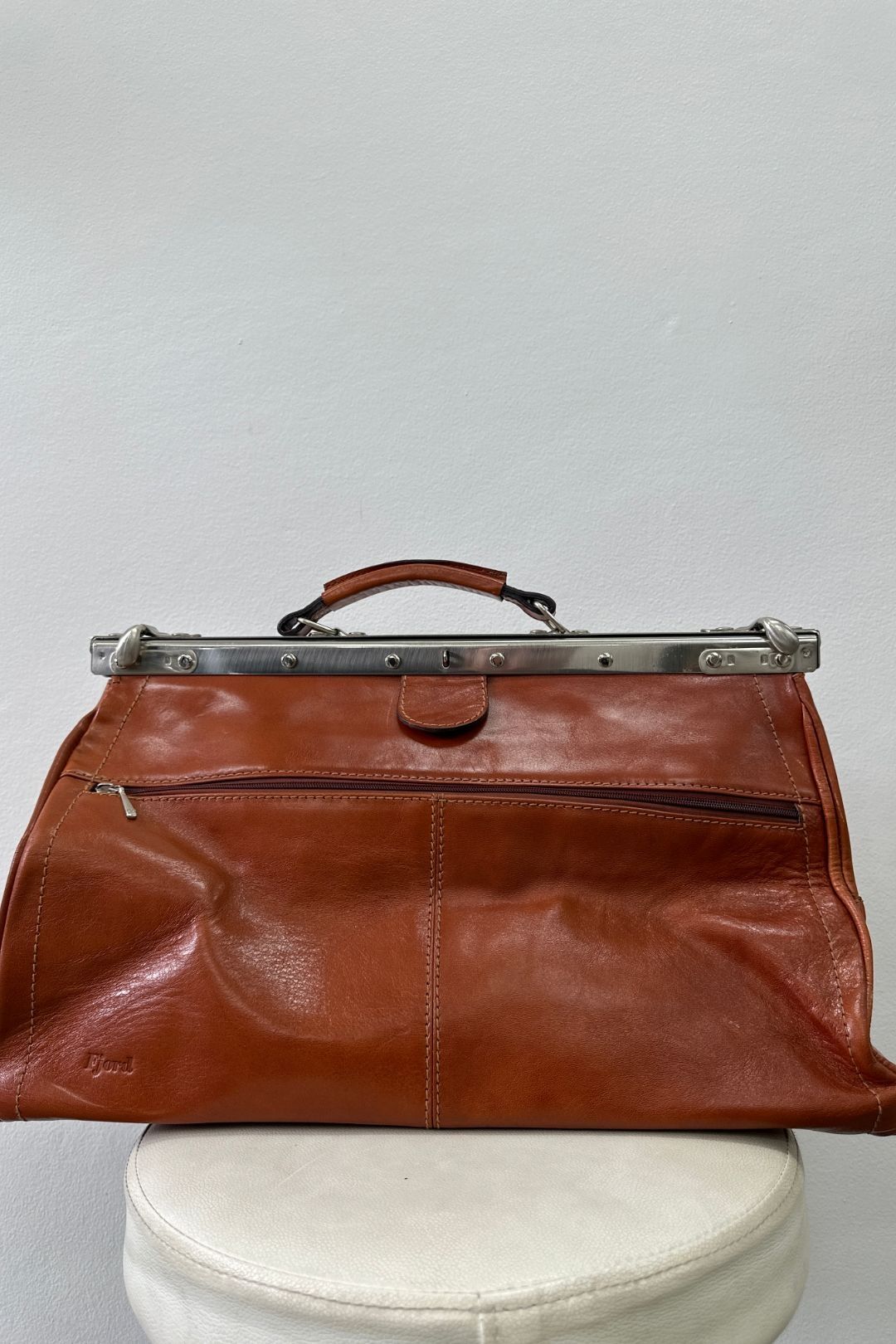 Fjord  - Tan Leather Gladstone Travel Bag