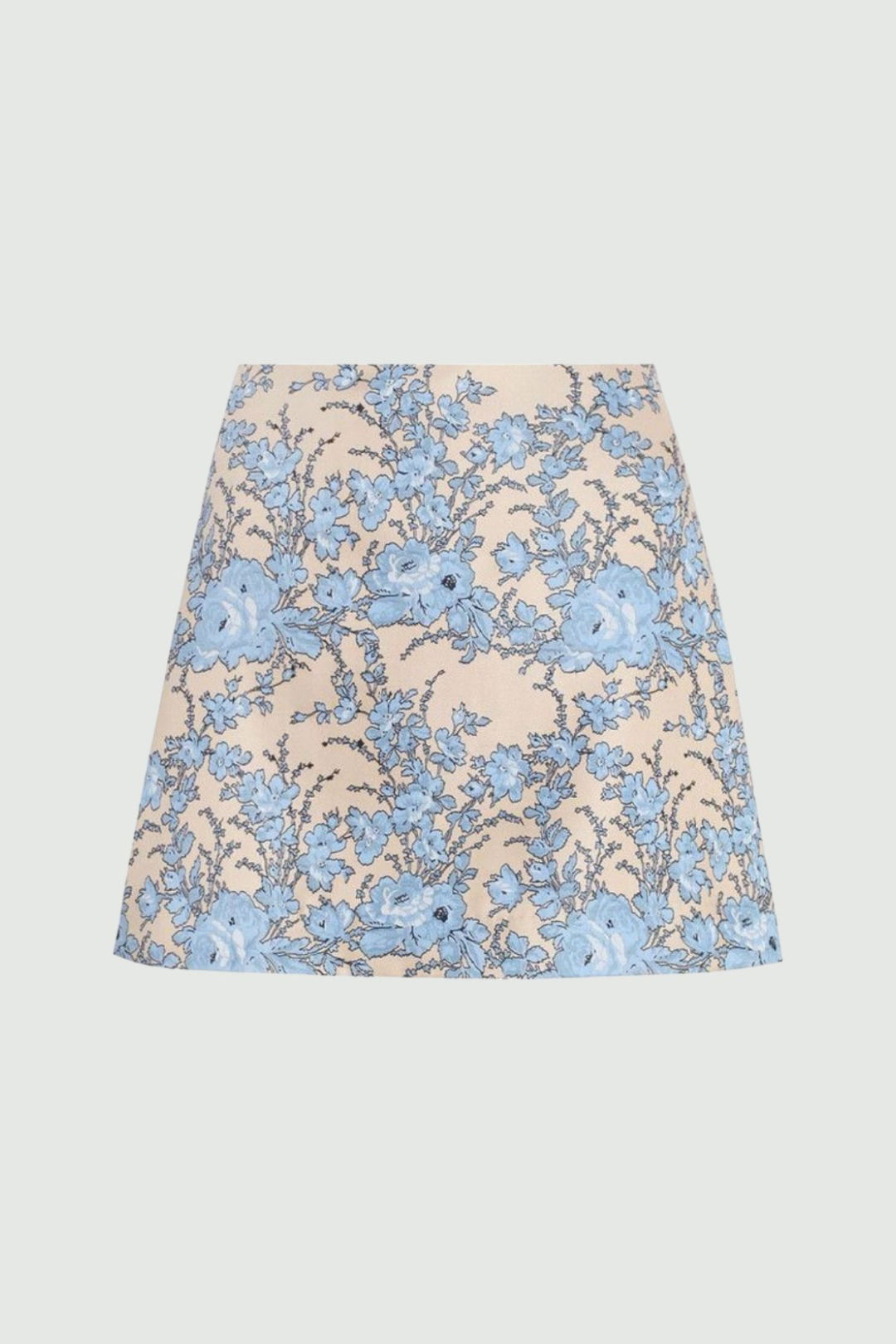 Zimmermann Floral Backbeat Brocade A Mini Skirt