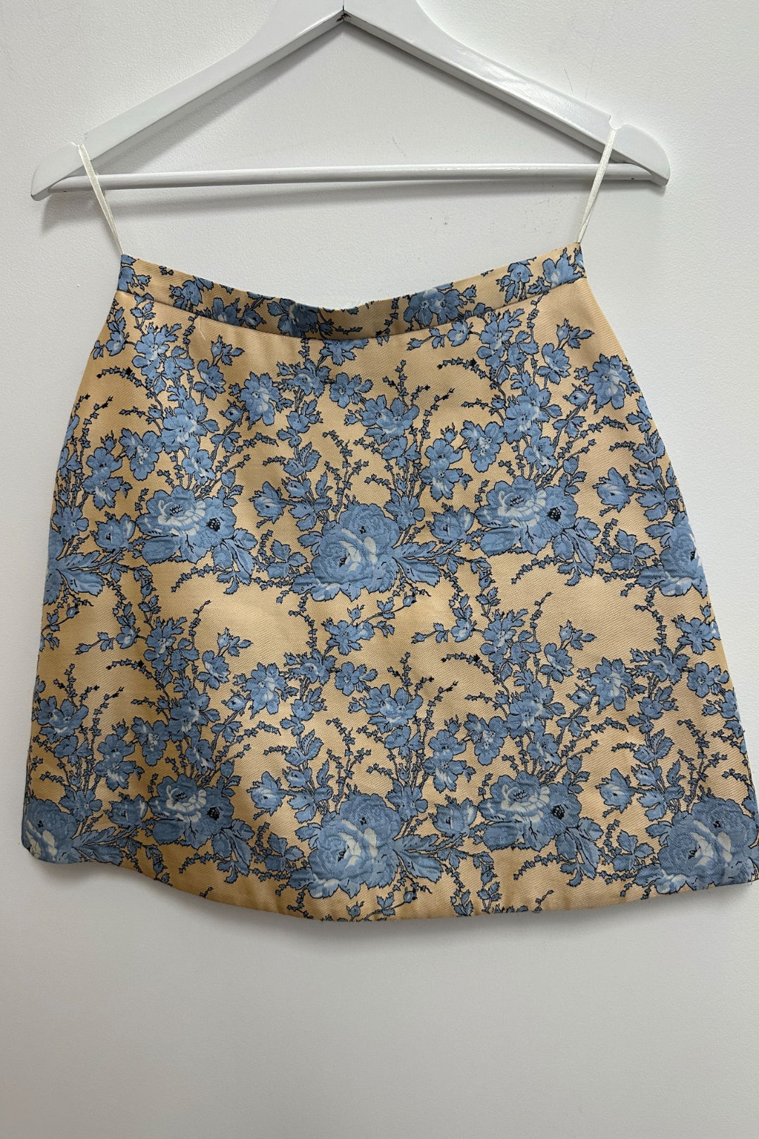 Zimmermann Floral Backbeat Brocade A Mini Skirt