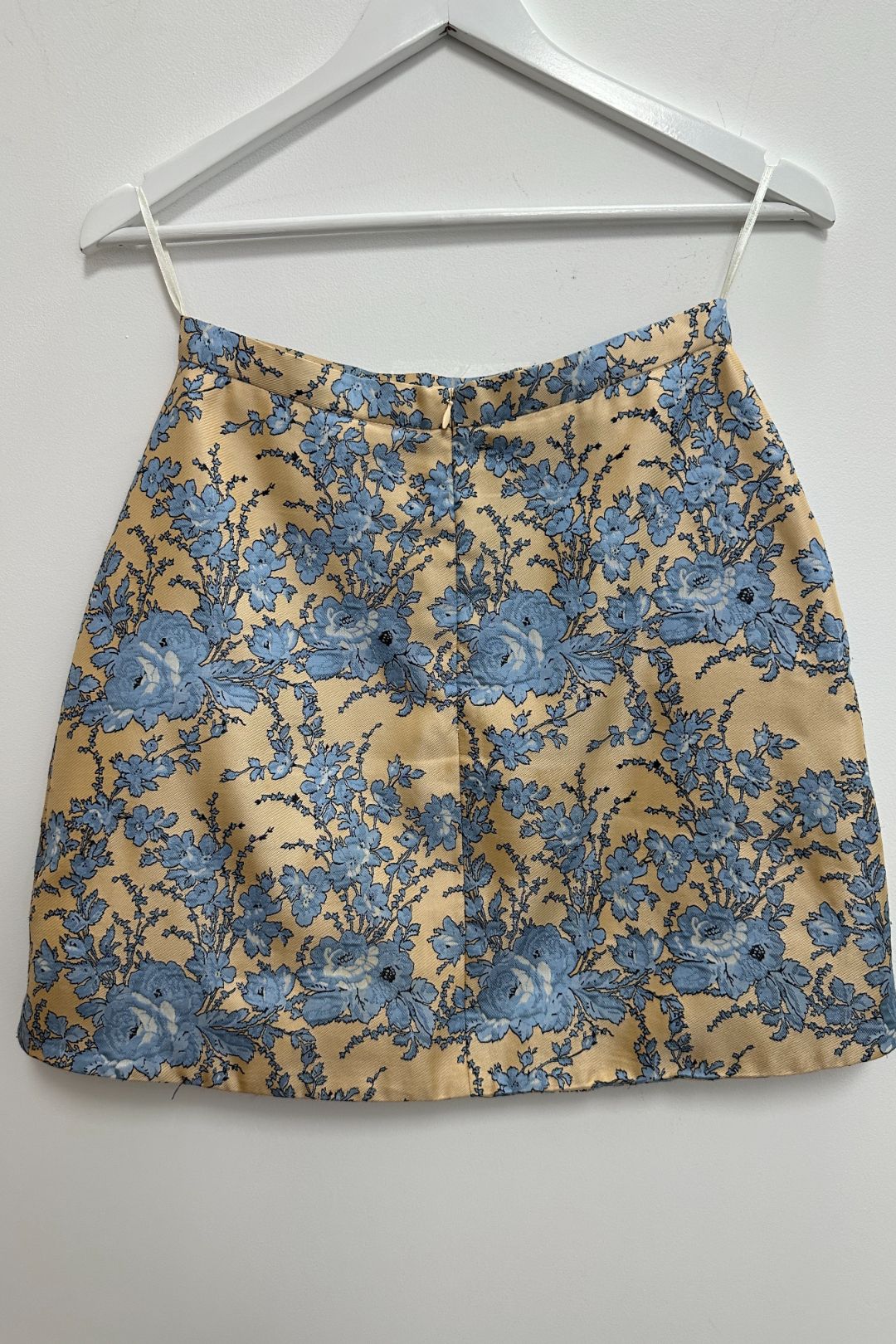 Zimmermann Floral Backbeat Brocade A Mini Skirt