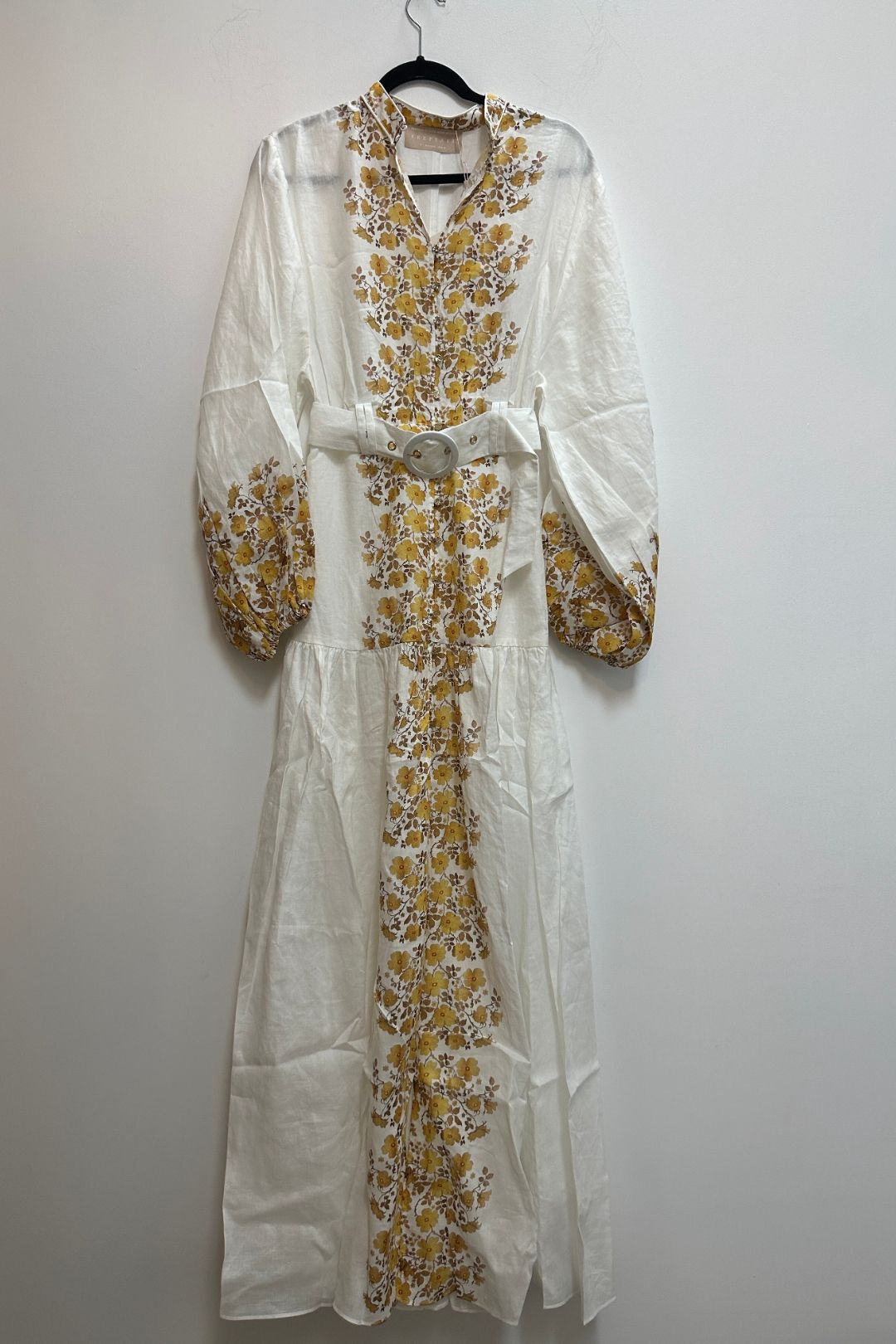 Buy Floral Meadow Long Sleeve Maxi Dress in White Keepsake The Label