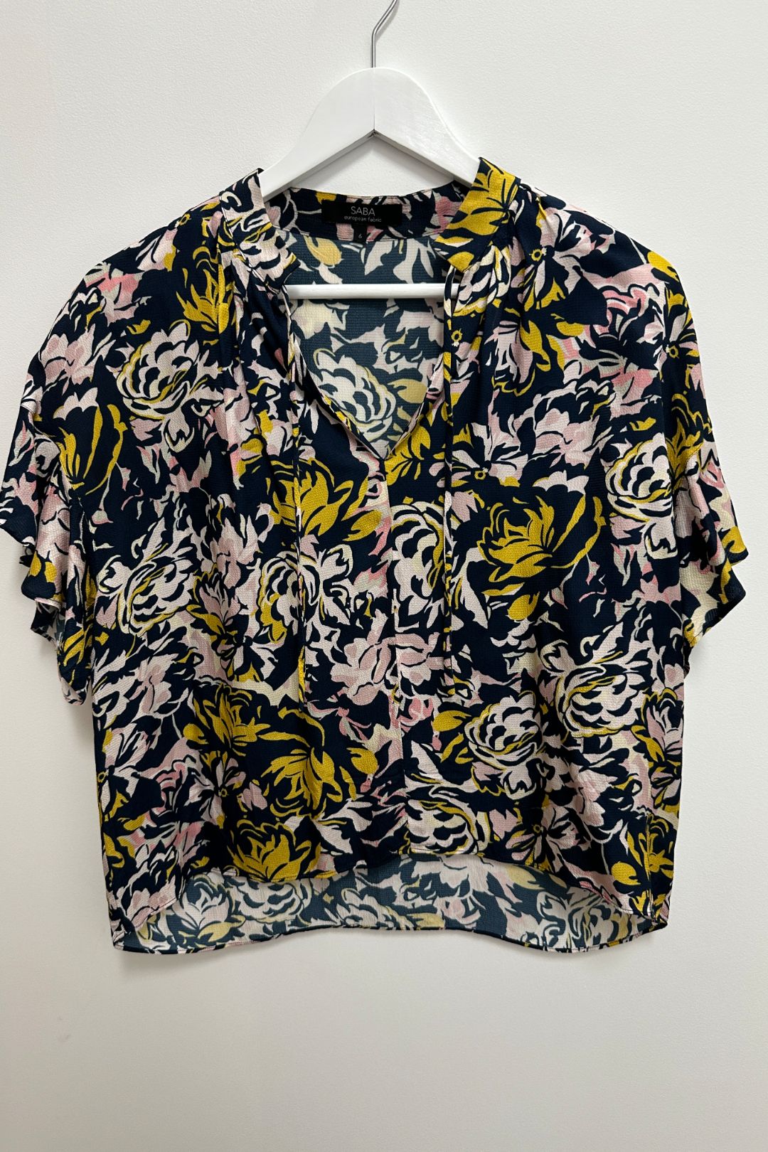 Saba Floral Short Sleeve European Shirt