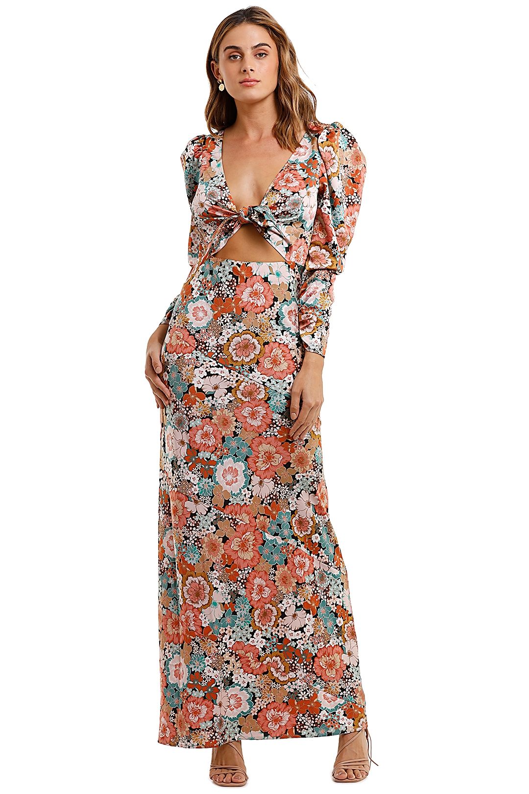 Hire Polly Maxi Dress | For Love and Lemons | GlamCorner
