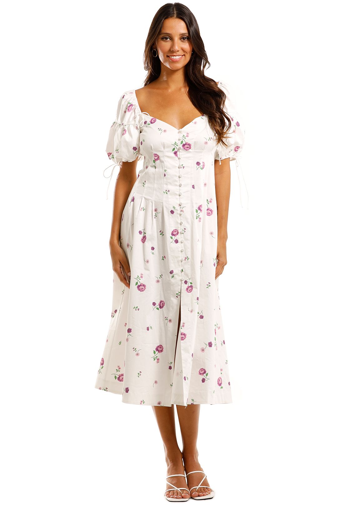 Violet Midi Dress | For Love and Lemons | GlamCorner