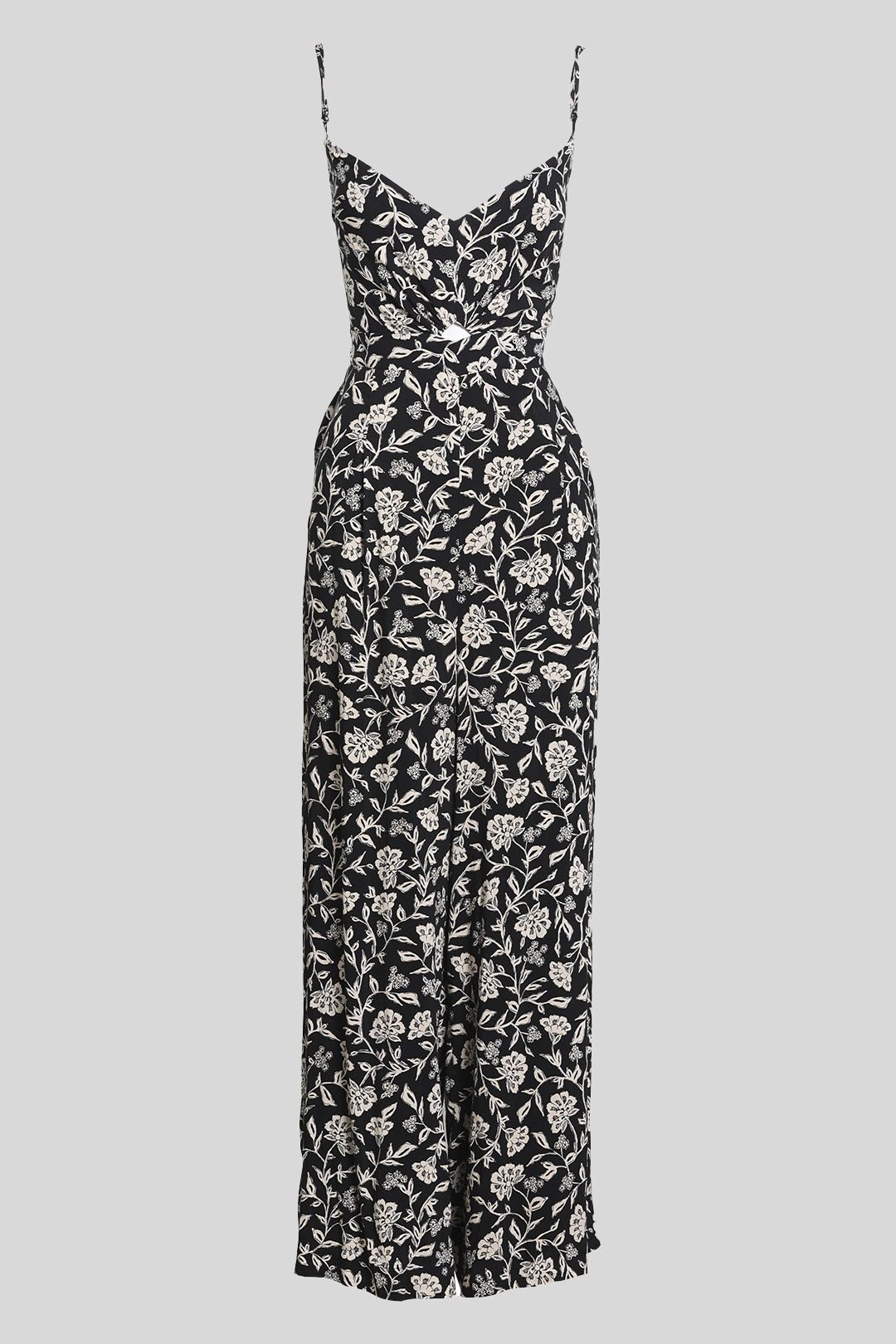 Forever New - Black Floral Jumpsuit