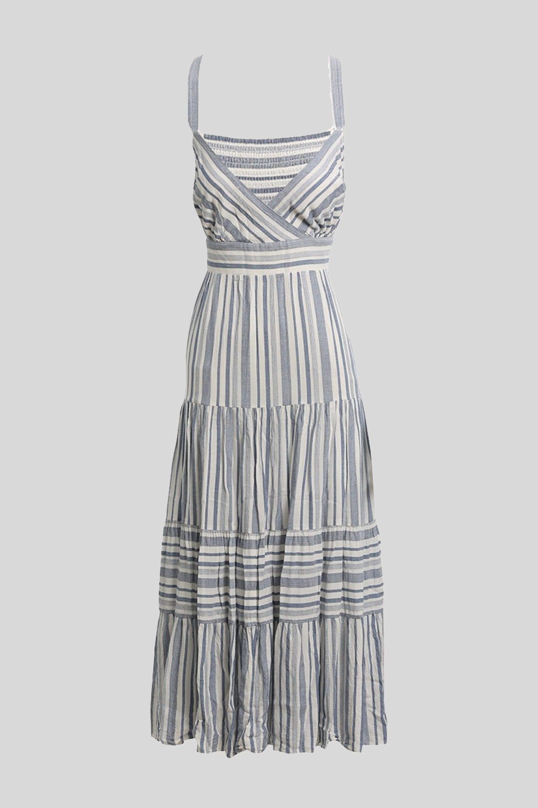 Buy Bridget Striped Tiered Maxi Dress Forever New GlamCorner