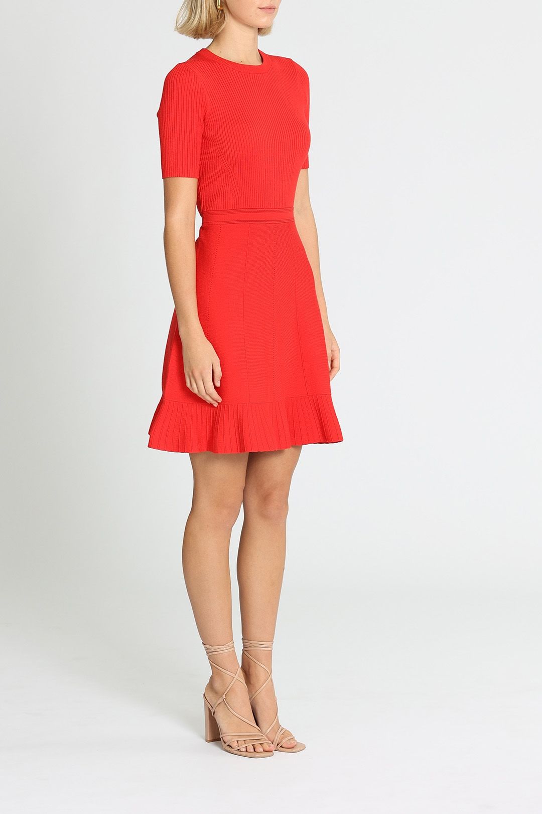 Hire Cleo Mini Knit Dress, Forever New