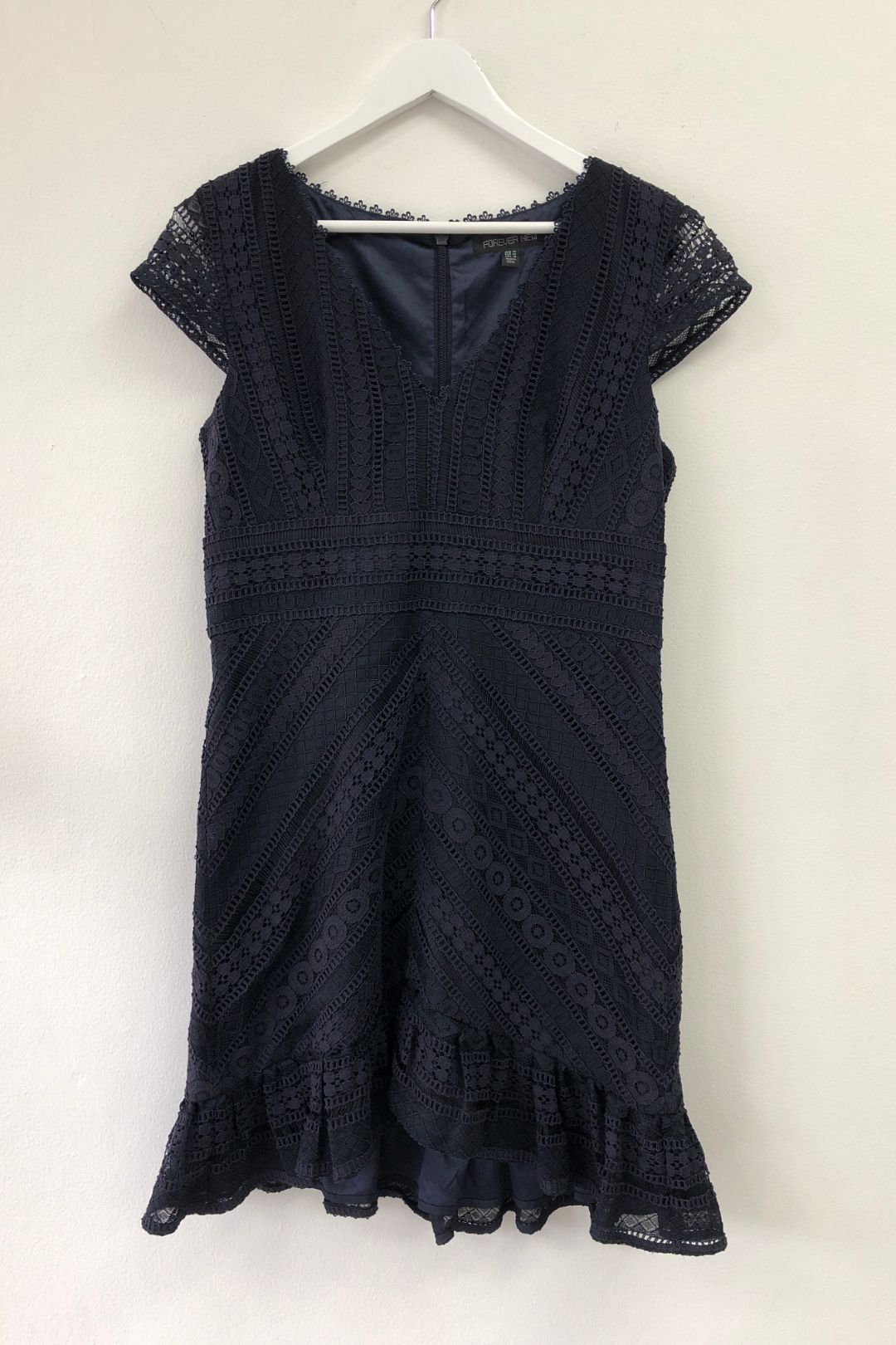 Forever New - Navy Molly Lace V-neck Dress