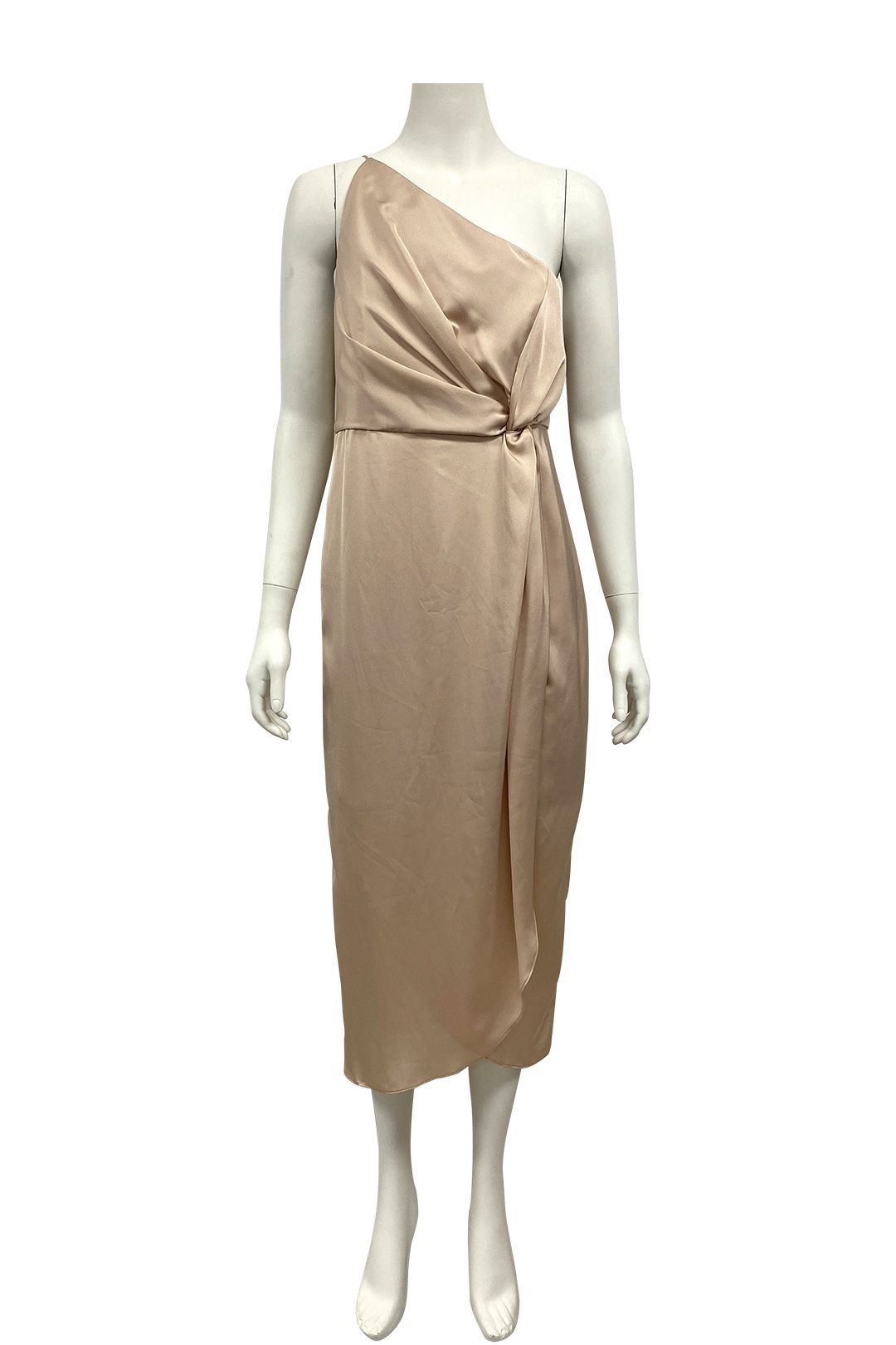 Buy One Shoulder Twist Midi Dress Forever New GlamCorner