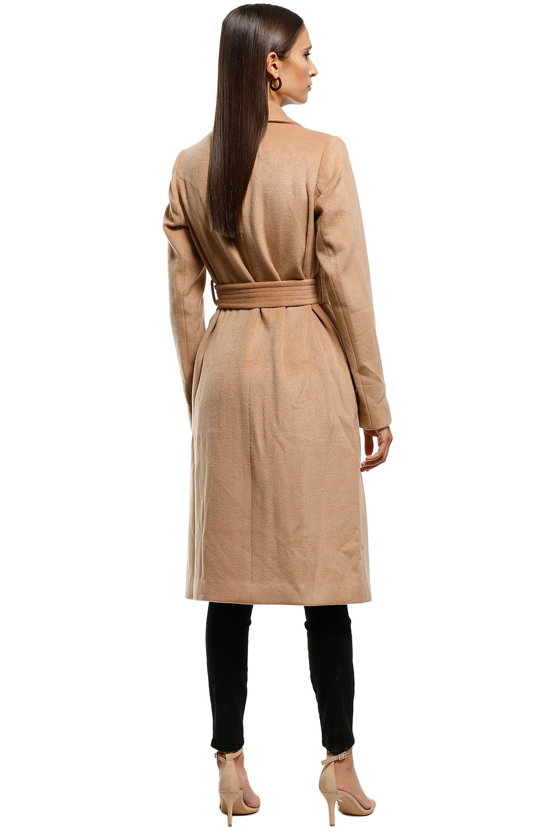 Friend of Audrey - Paris Wool Camel Coat - Camel - Back