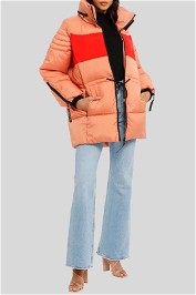 PE Nation Full Court Jacket in Peach Bloom