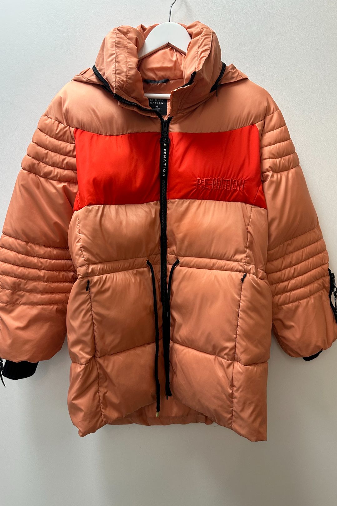 PE Nation Full Court Jacket in Peach Bloom