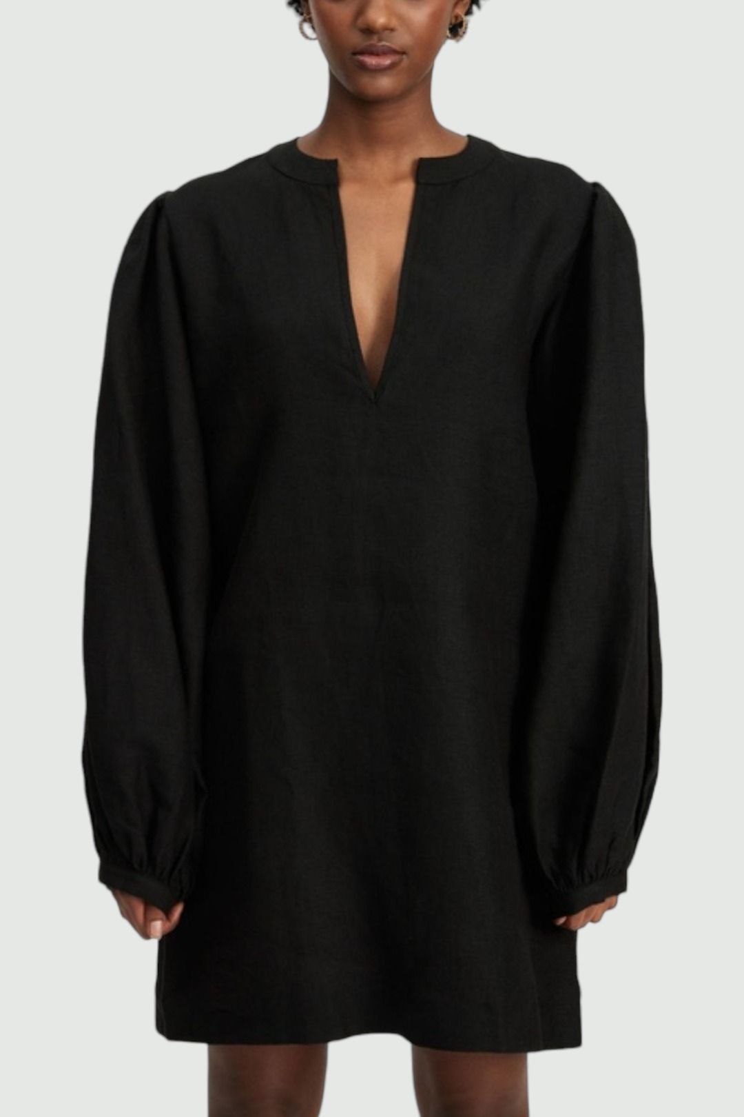 matin full sleeve mini dress Buy Full Sleeve Mini Dress in Black | Matin