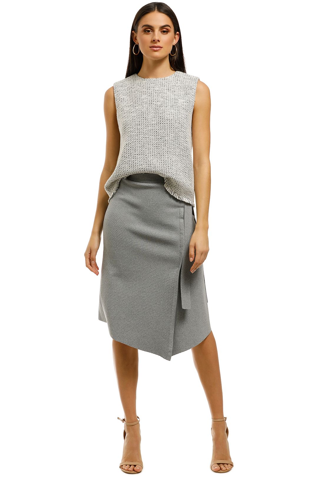 【NONCODE】Elda Button Knit Skirt Elda Button Knit Skirt - 논코드