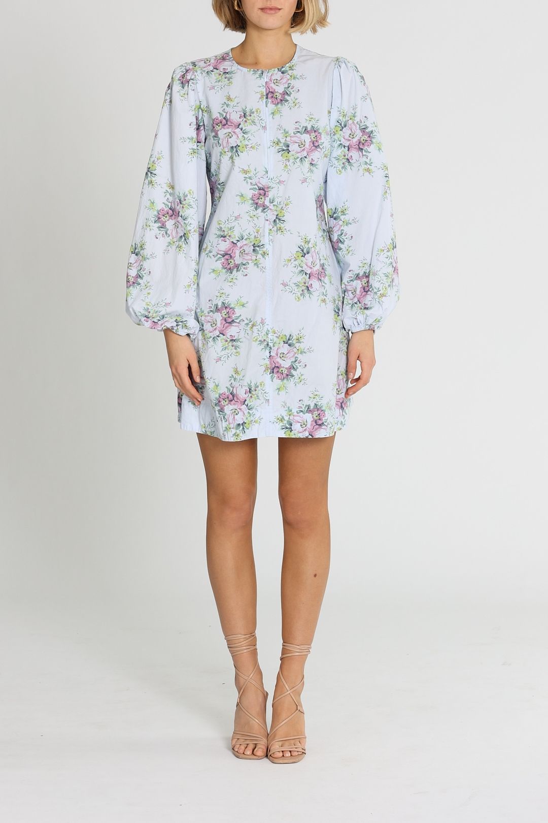 Hire Heather Mini Dress Ganni GlamCorner