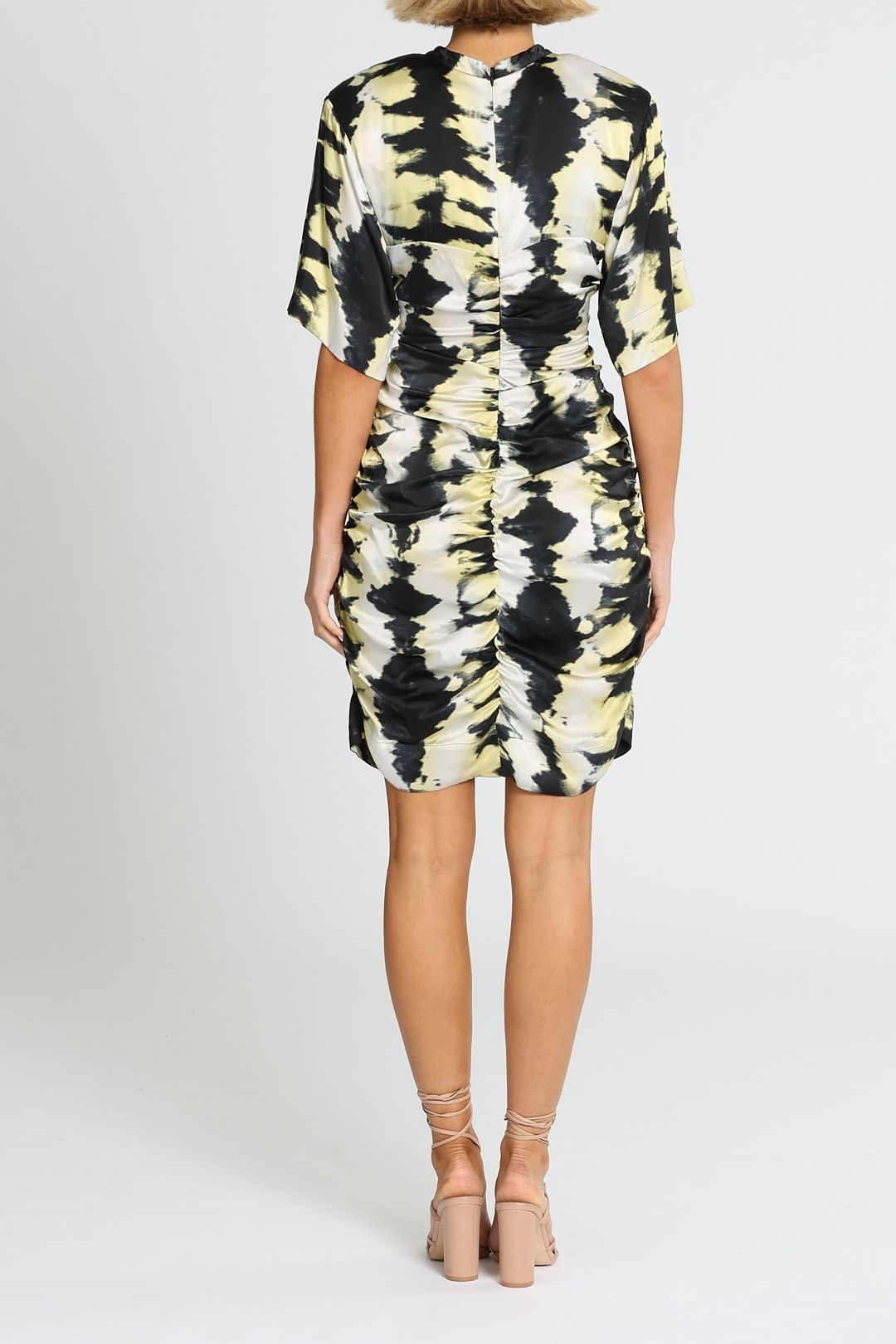 Ganni Phantom Mini Dress Abstract