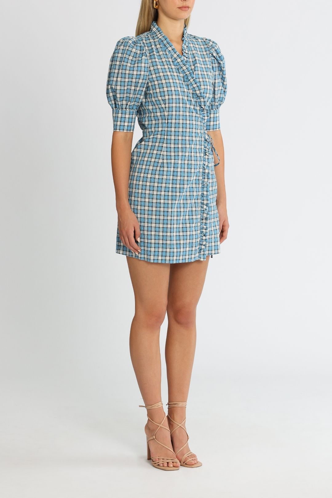 Seersucker check dress store