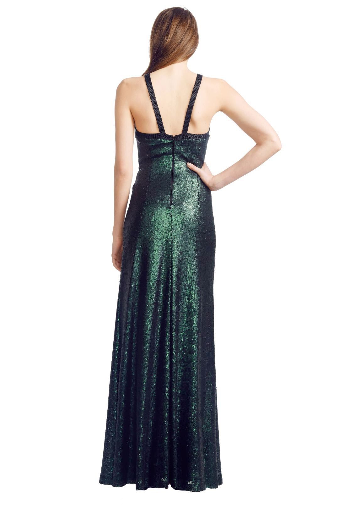 George - Emerald Luna Gown - Green - Back