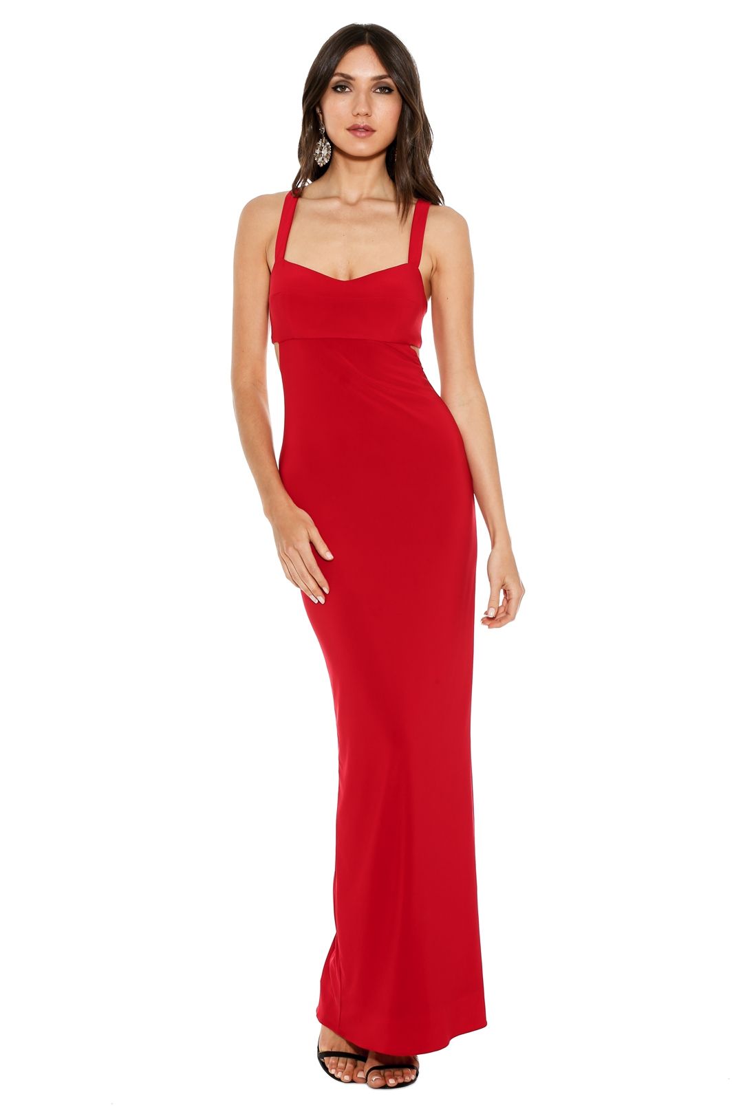 Jamelia Red Gown by George for Hire GlamCorner