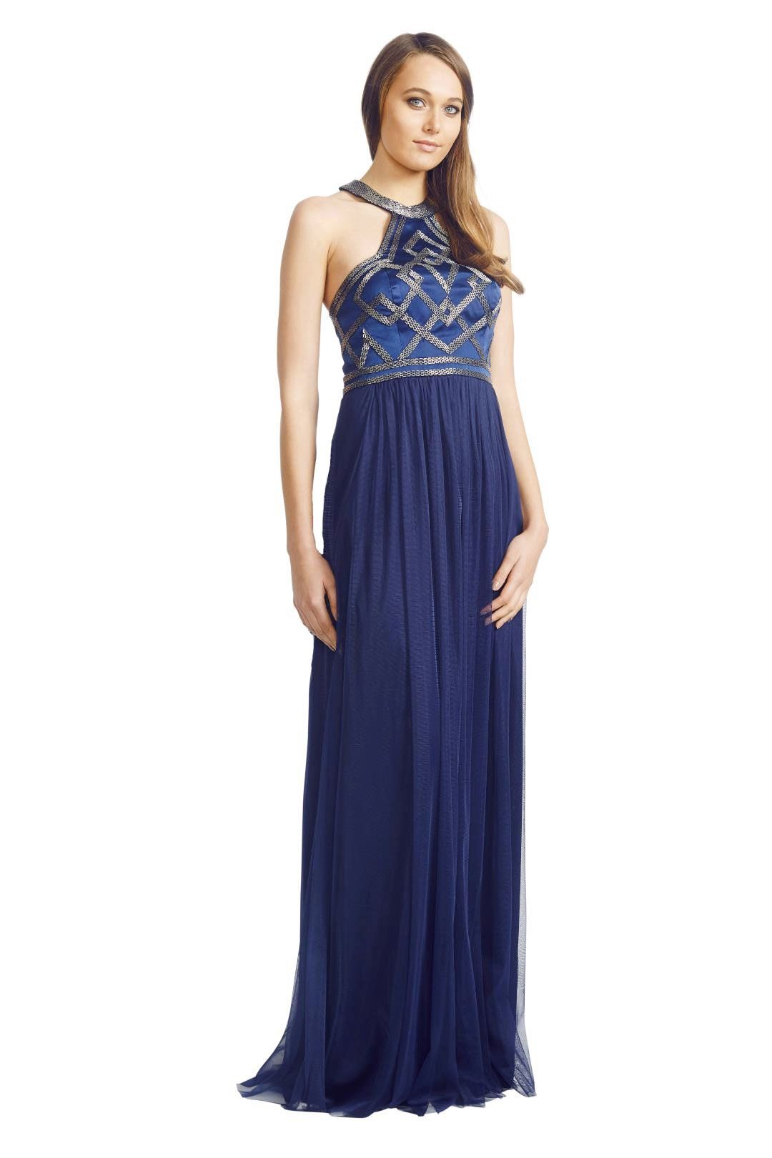 George - Kylie Gown - Blue - Side