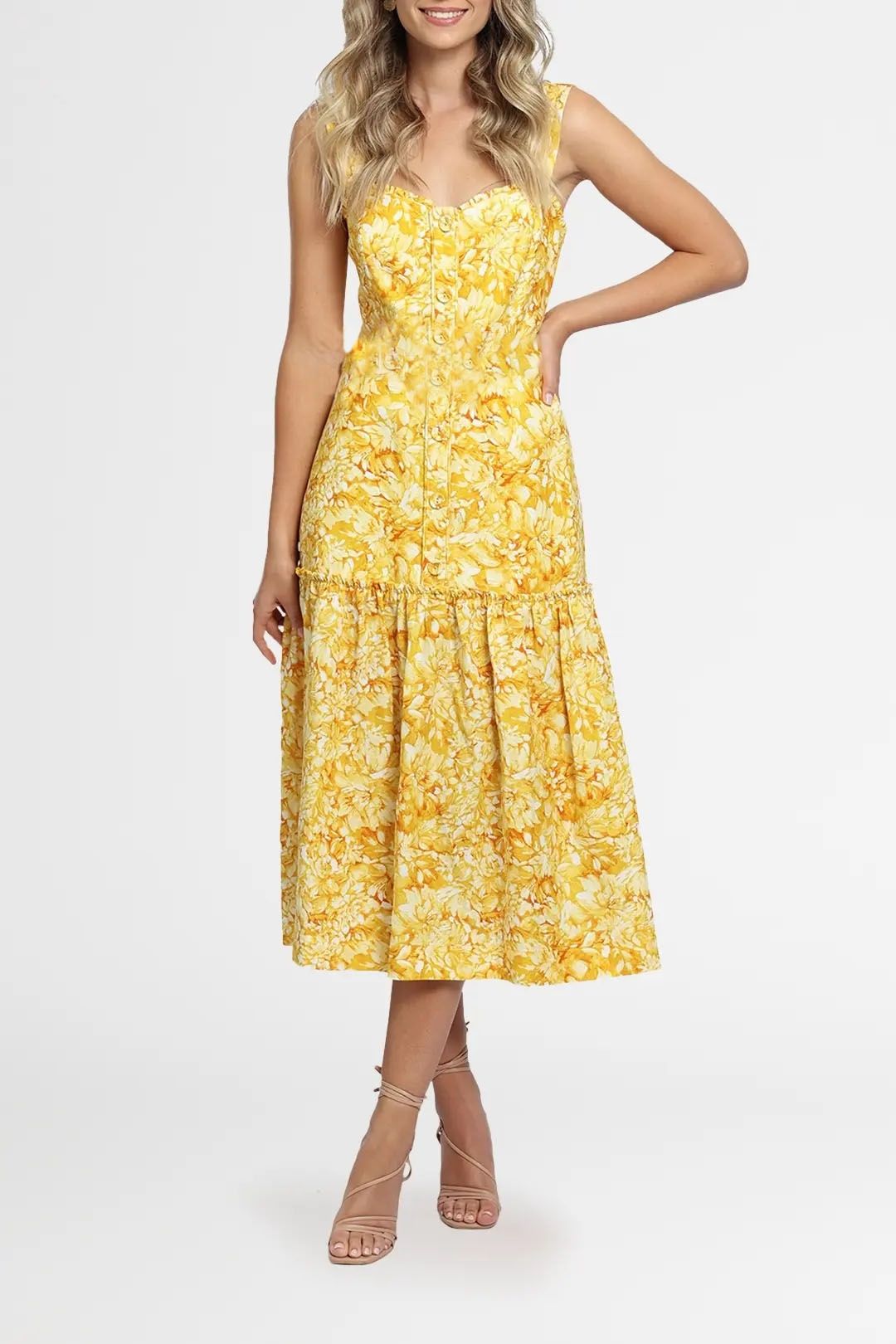 Gialla Midi Rebecca Vallance sweetheart