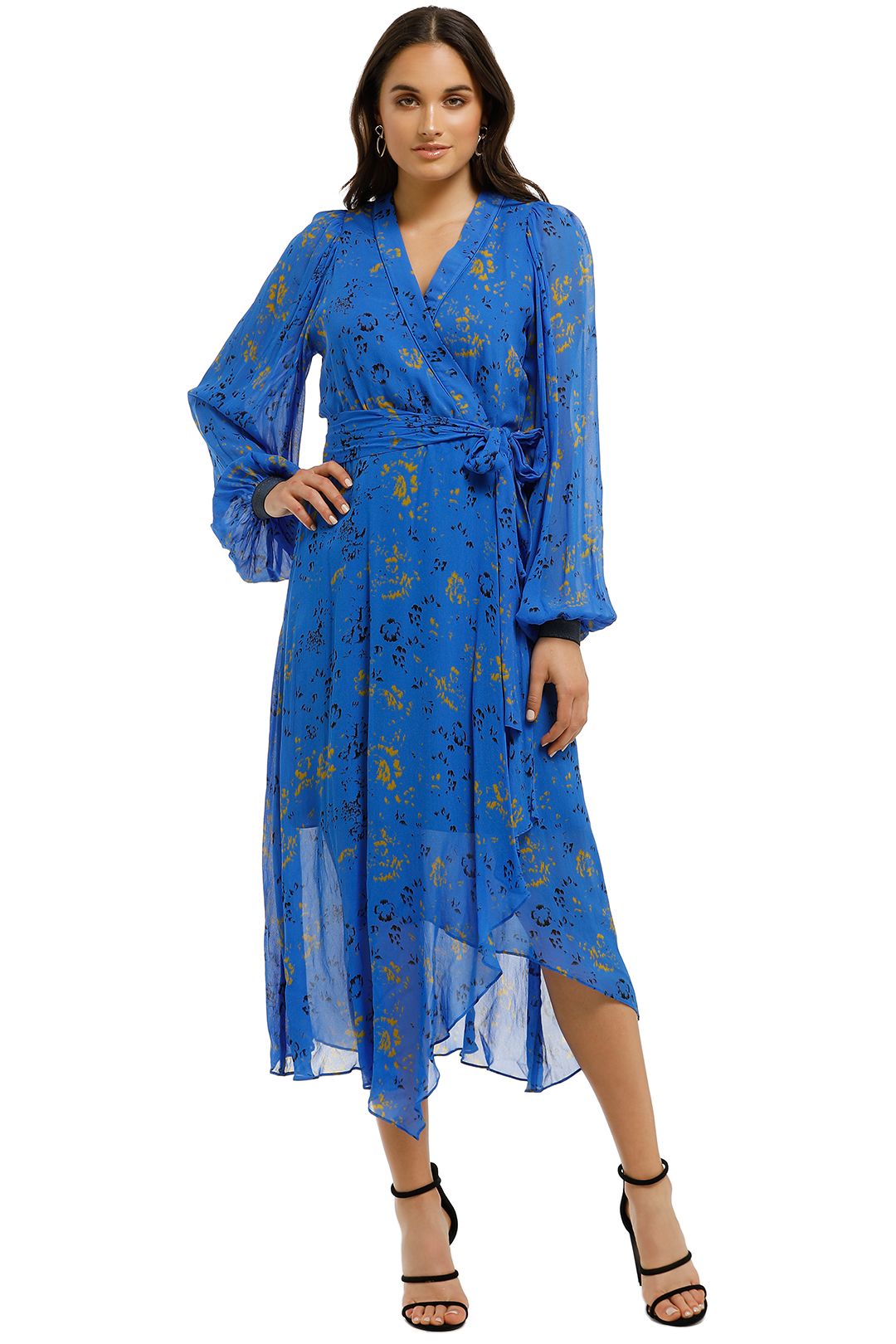 Ginger-and-Smart-Aquiver-Wrap-Dress-Aquiver-Front
