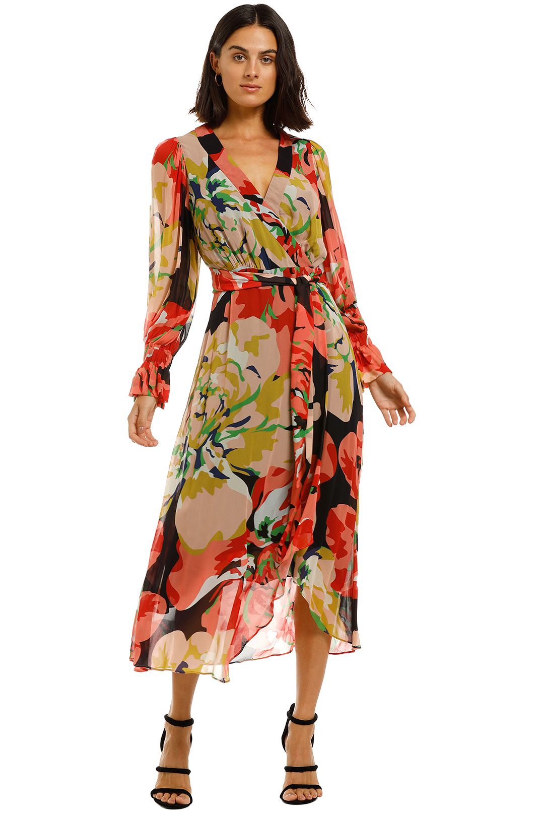 Ginger and smart wrap dress best sale