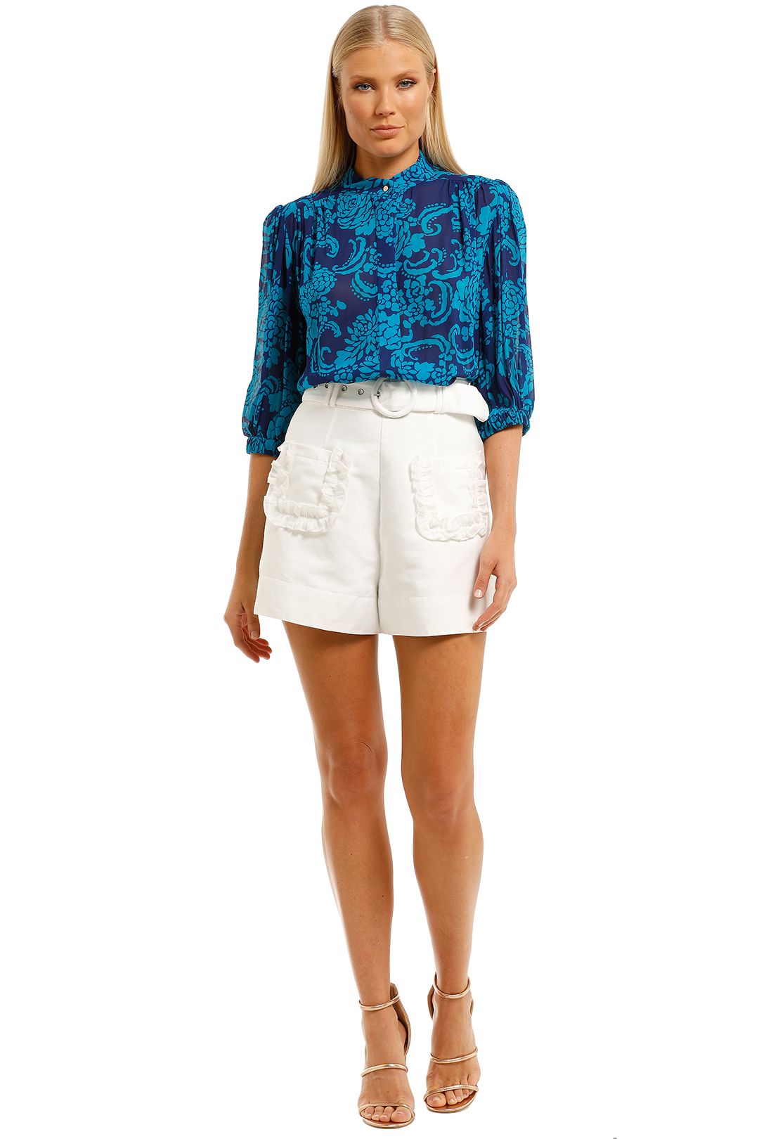 Ginger-and-Smart-Lyrical-Blouse-Blue-Floral-Front