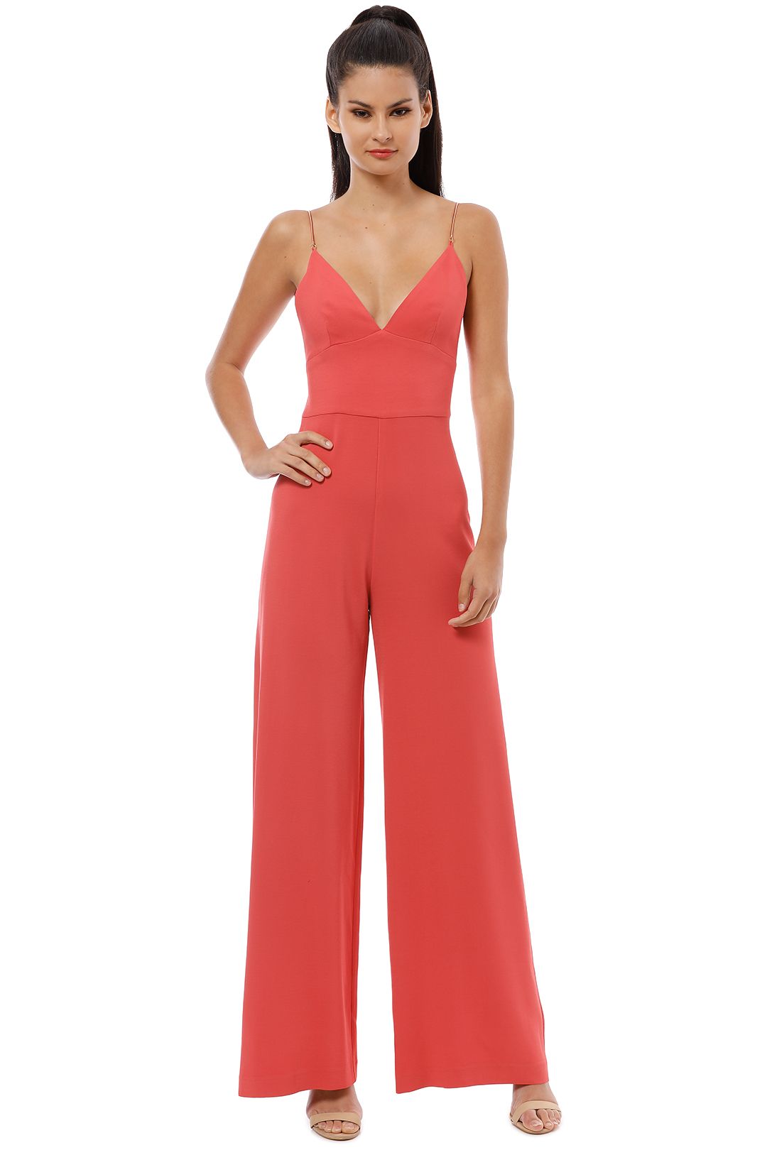 Ginger and Smart - Drift Jumpsuit - Coral - Front