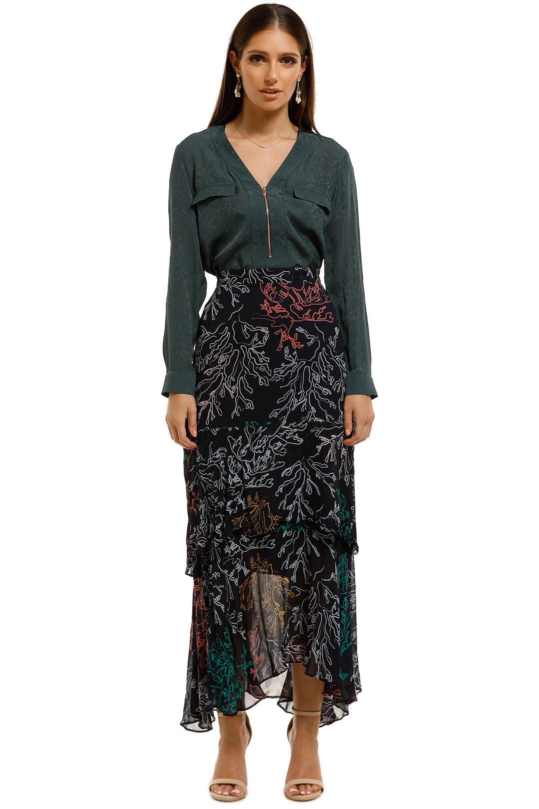 Ginger and Smart - Illustrate Skirt - Front