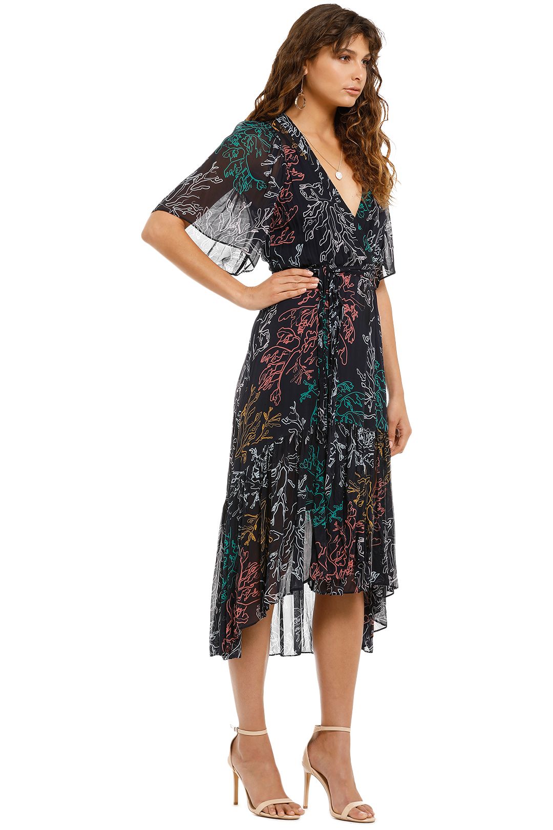 Illustrate Wrap Dress by Ginger Smart for Rent