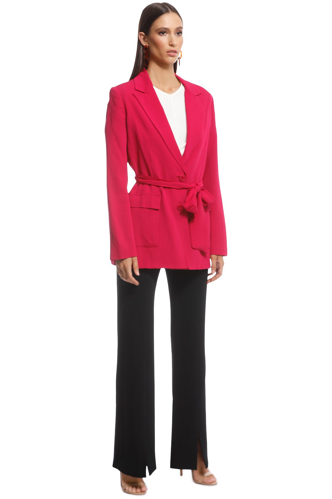 Pink smart jacket clearance