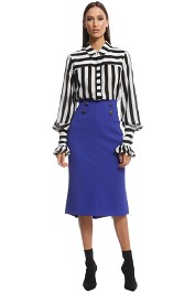 Ginger and Smart - Suffuse Skirt - Cobalt - Front