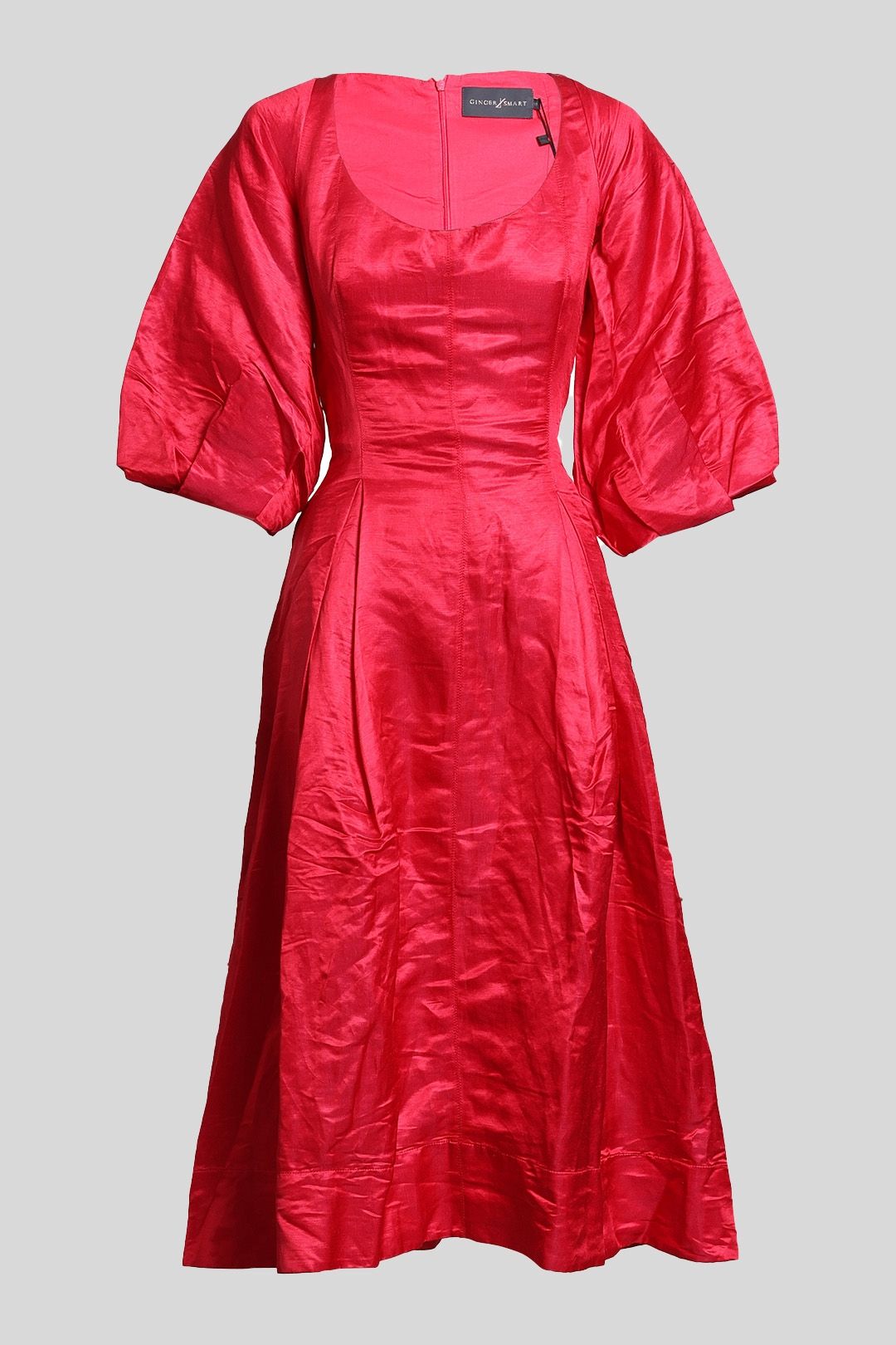 By johnny pink punch store one shoulder midi dress