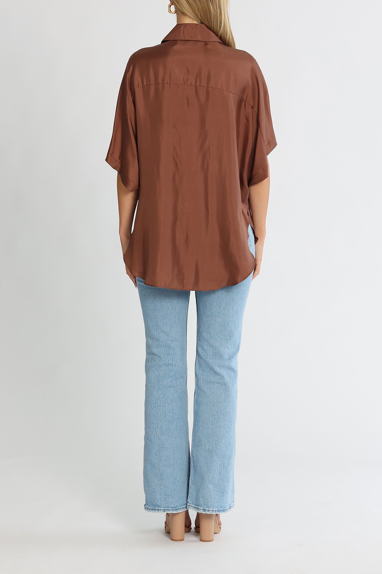 Ginger and Smart Immersion Shirt Chestnut Relaxed Fit