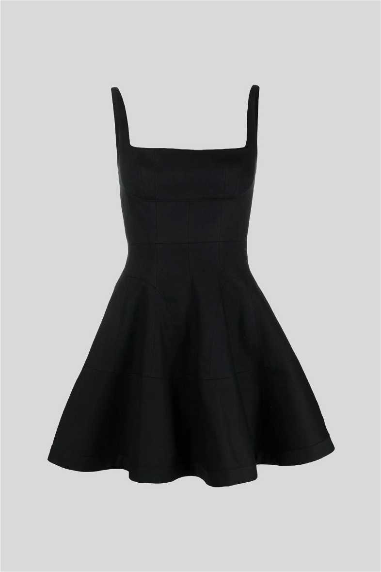 Buy Sleeveless Mini Skater Dress in Black | Giovanni Bedin | GlamCorner Buy Sleeveless Mini Skater Dress in Black | Giovanni Bedin | GlamCorner
