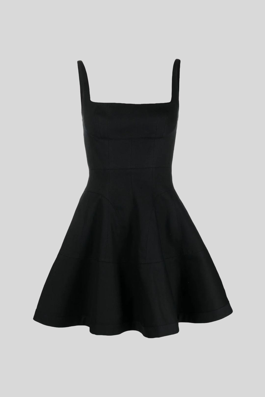 Giovanni Bedin Sleeveless Mini Skater Dress in Black